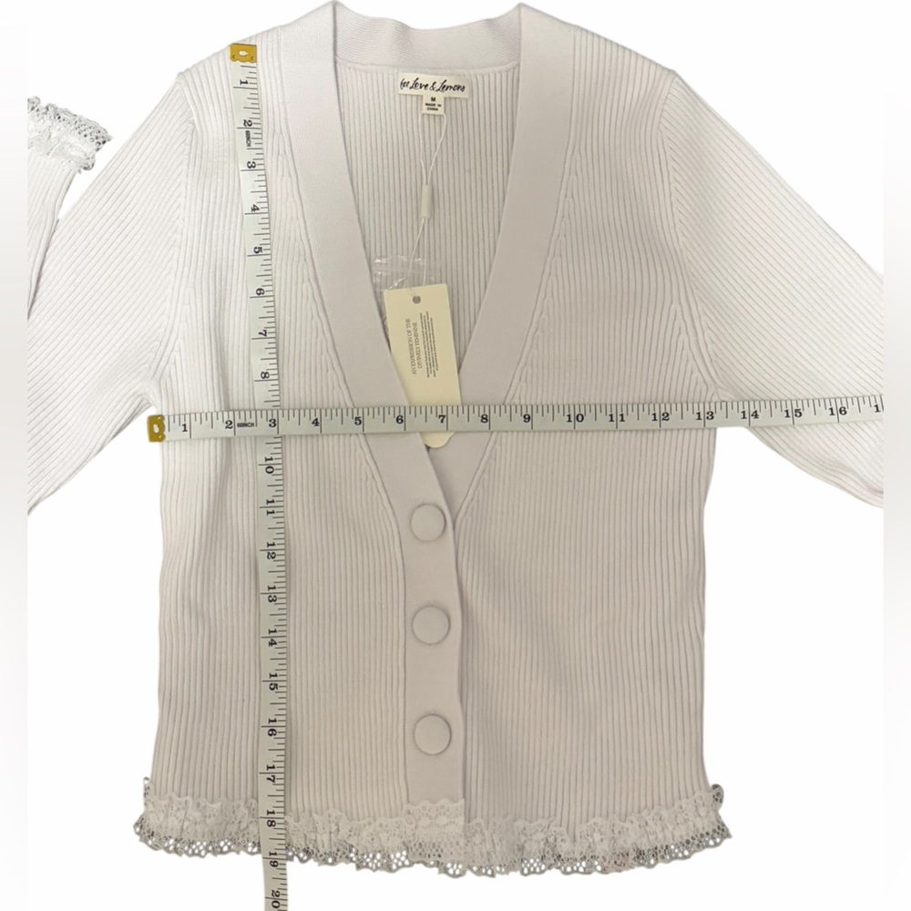 For Love & Lemons Ribbed Cardigan - Picture 8 of 10